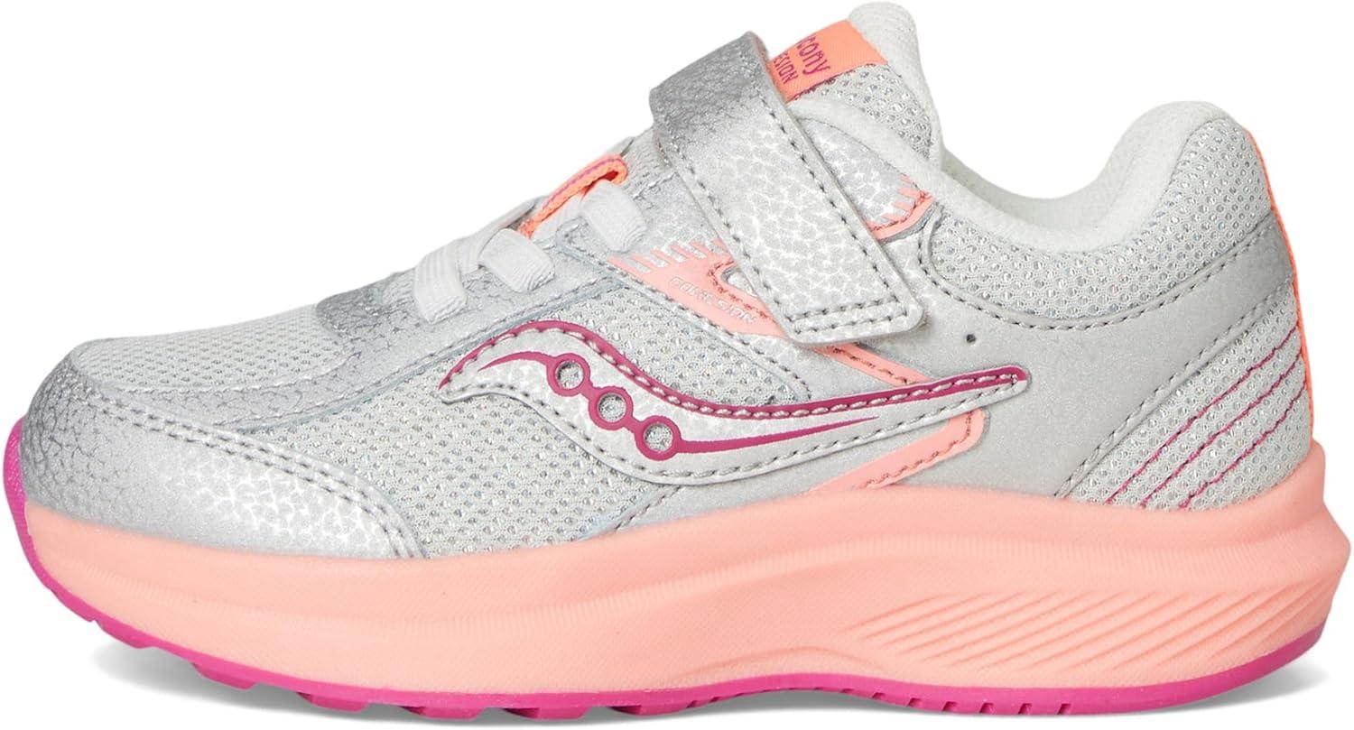 image:imageSaucony UnisexChild Cohesion Kdz Alternative ClosureSilverCoral