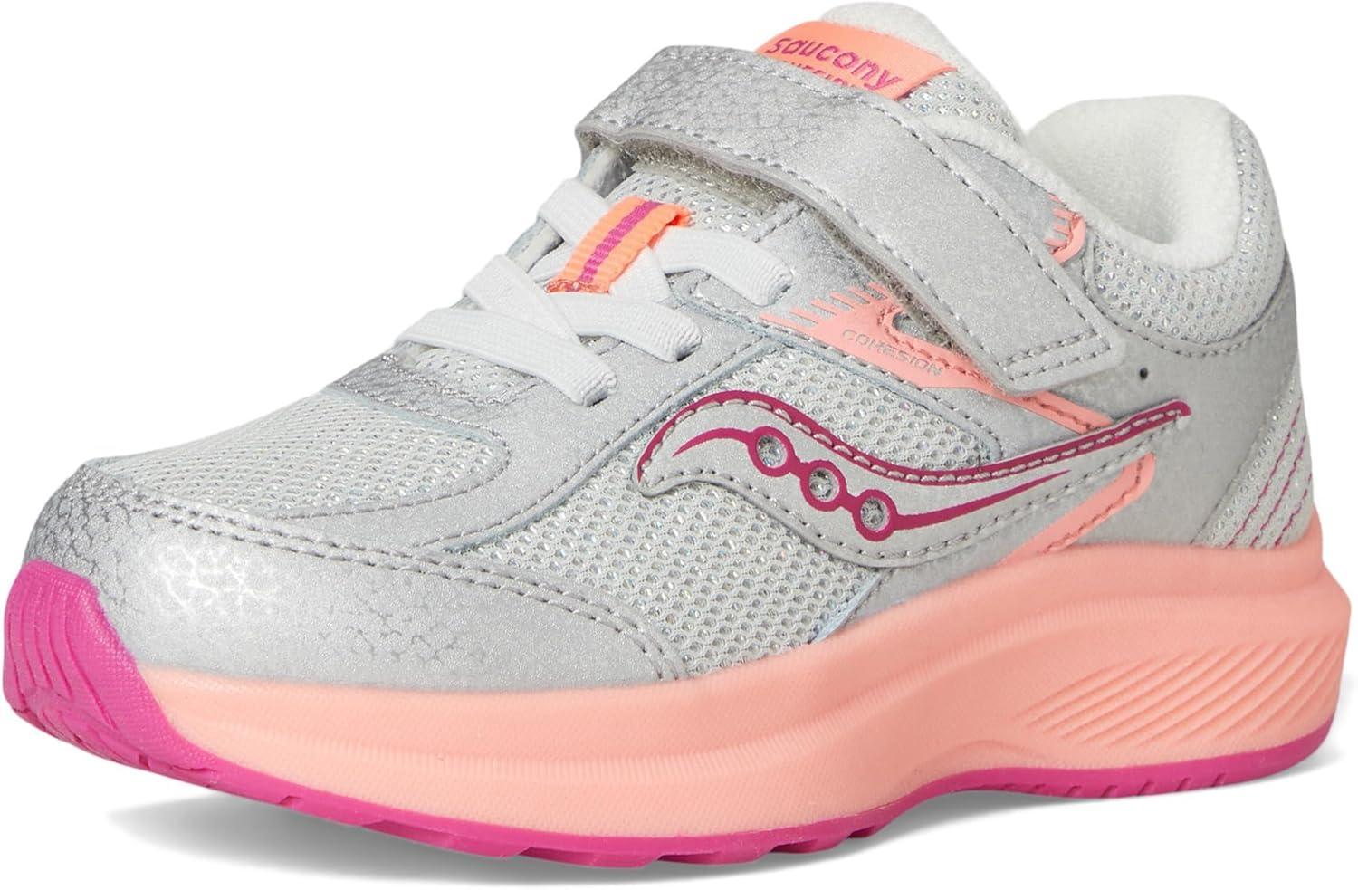 image:imageSaucony UnisexChild Cohesion Kdz Alternative ClosureSilverCoral