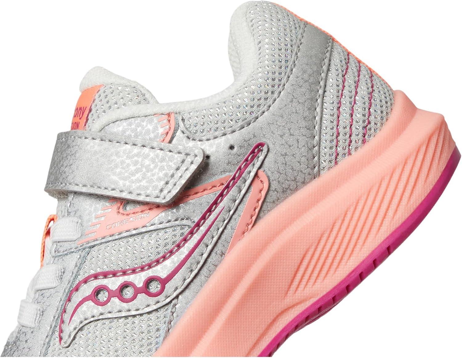 image:imageSaucony UnisexChild Cohesion Kdz Alternative ClosureSilverCoral