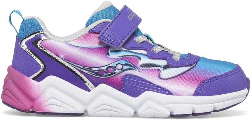 image:imageSaucony UnisexChild Cohesion Kdz Alternative ClosureTealPurpleChrome
