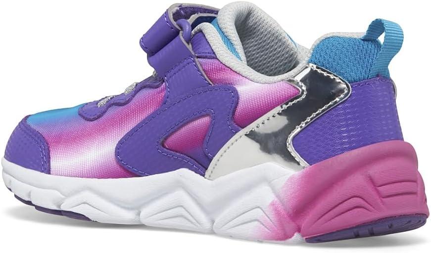 image:imageSaucony UnisexChild Cohesion Kdz Alternative ClosureTealPurpleChrome