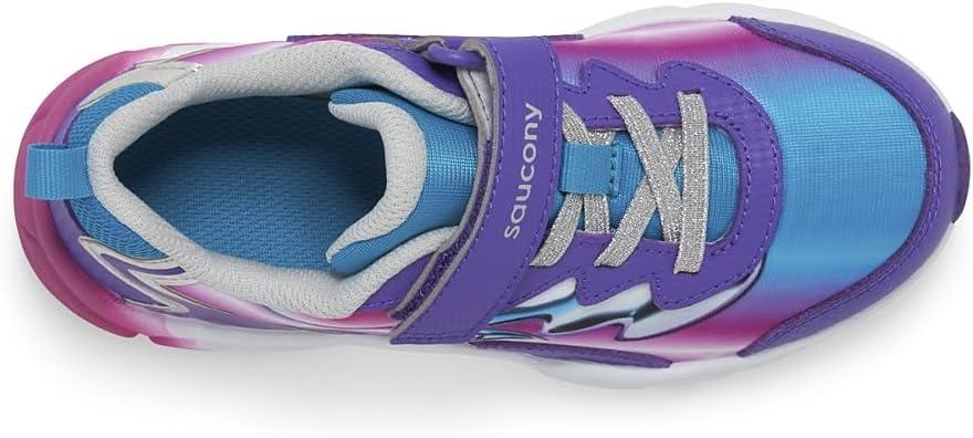 image:imageSaucony UnisexChild Cohesion Kdz Alternative ClosureTealPurpleChrome