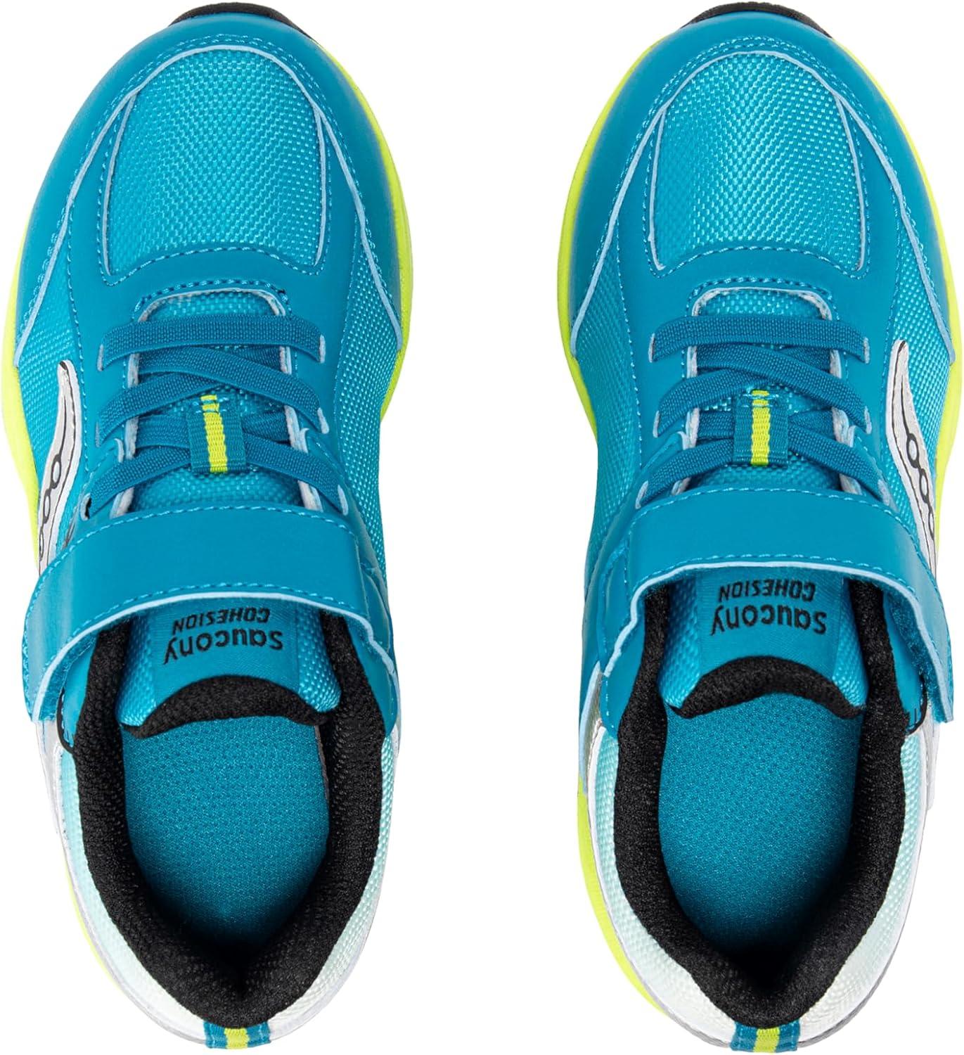 image:imageSaucony UnisexChild Cohesion Kdz Alternative ClosureTurqLime