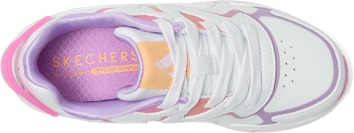 image:imageSkechers Womens Uno Gen1 310317l Little KidBig KidWhiteLavendarPink