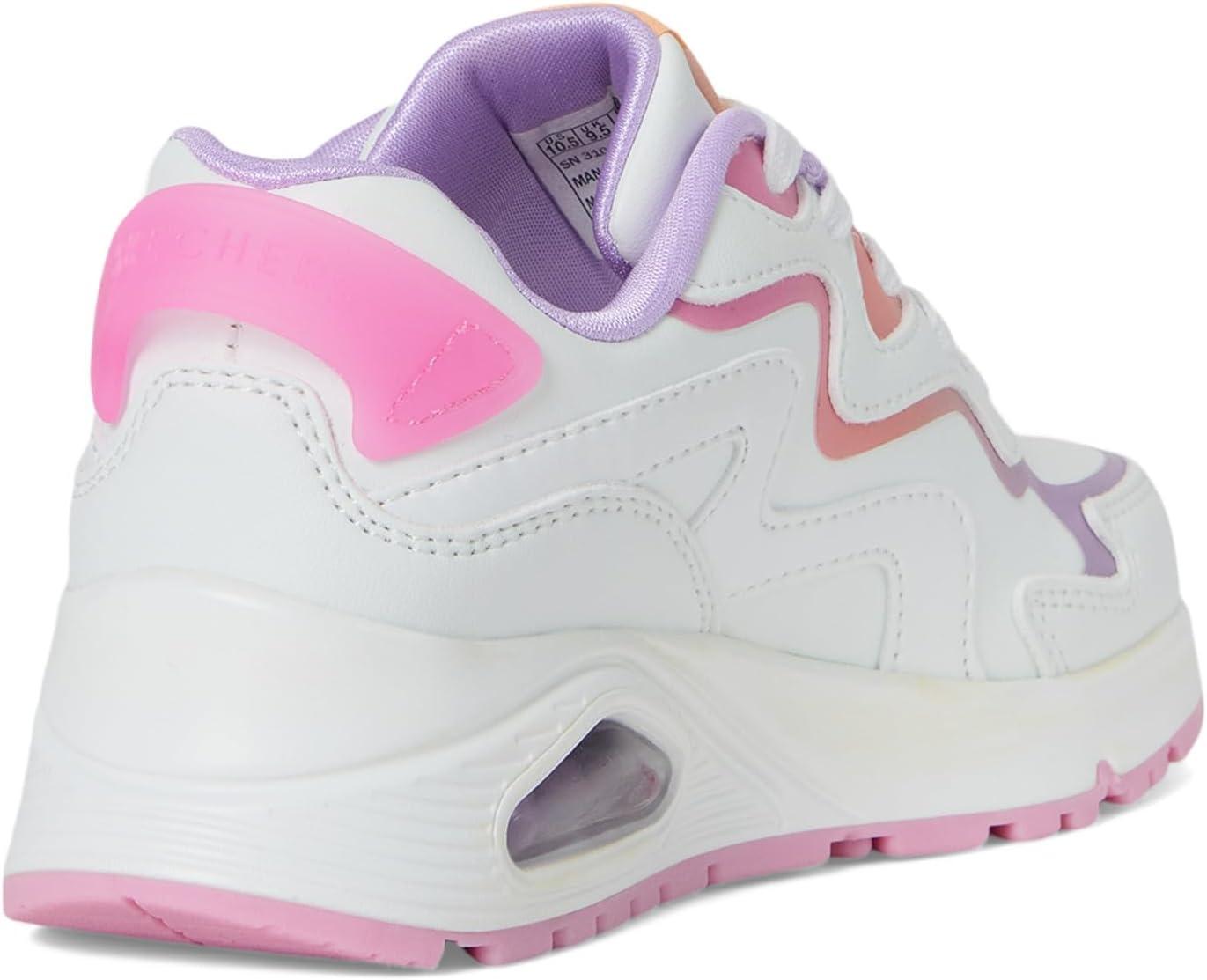 image:imageSkechers Womens Uno Gen1 310317l Little KidBig KidWhiteLavendarPink