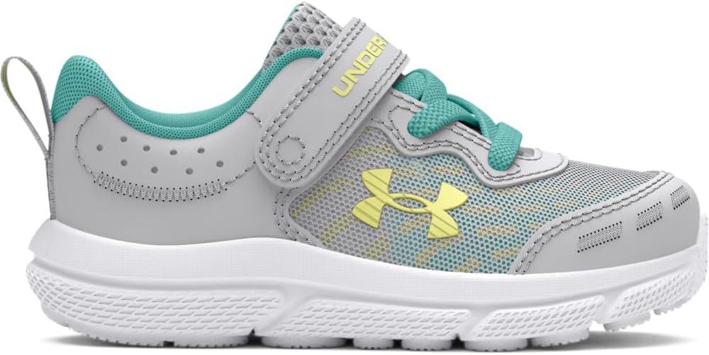 image:imageUnder Armour Boys Infant Assert 10 Alternate Closure102 Halo GrayRadial TurquoiseSonic Yellow