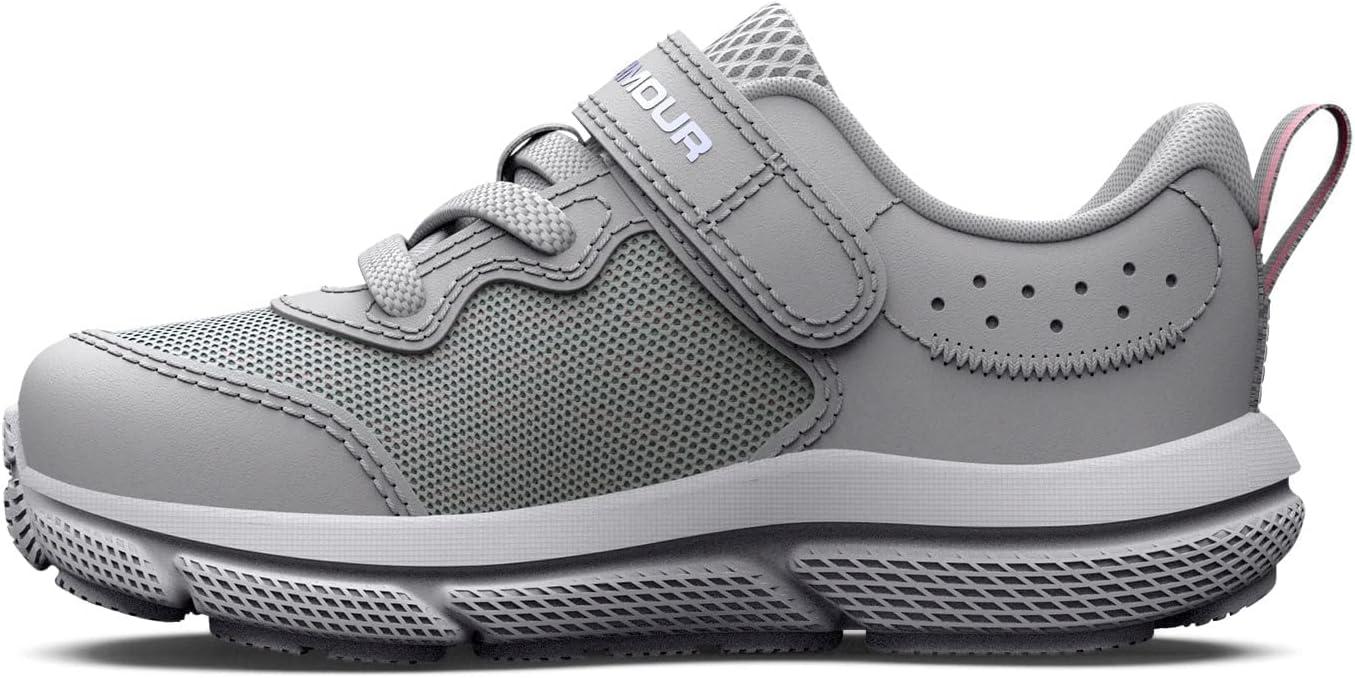 image:imageUnder Armour Boys Infant Assert 10 Alternate ClosureHalo GrayPink SugarIridescent