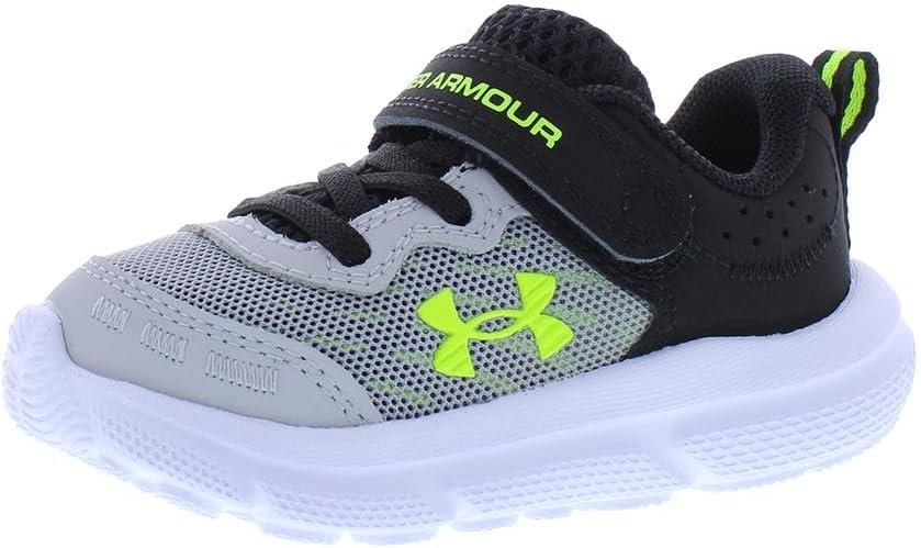 image:imageUnder Armour Boys Infant Assert 10 Alternate ClosureMod GreyBlackHigh Vis Yellow