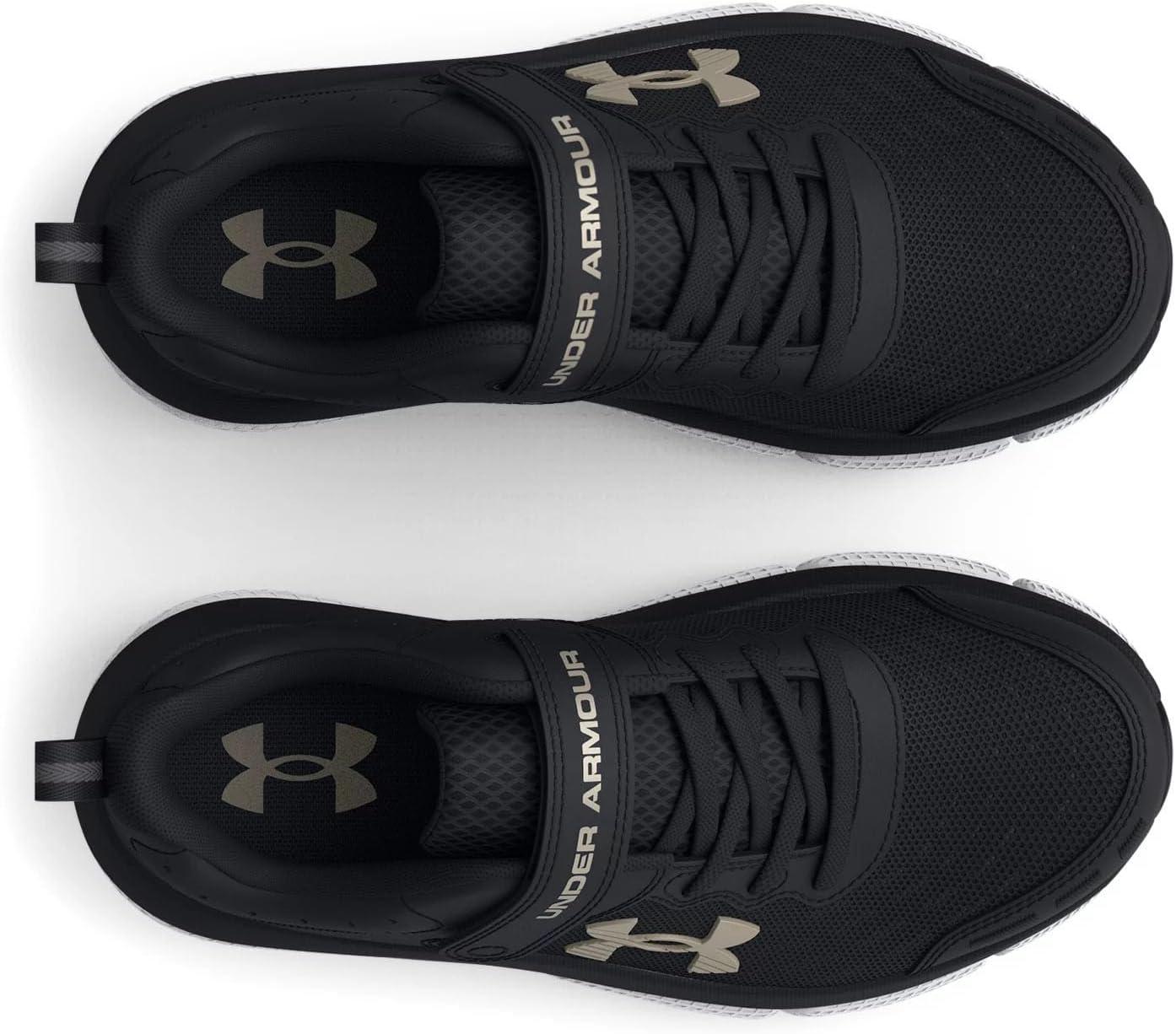 image:imageUnder Armour Girls Pre School Assert 10 Alternate Closure001 BlackBlackMetallic Gold