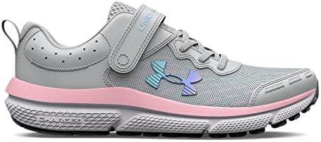 image:imageUnder Armour Girls Pre School Assert 10 Alternate Closure100 Halo GrayPink SugarIridescent