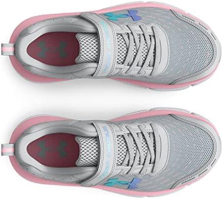 image:imageUnder Armour Girls Pre School Assert 10 Alternate Closure100 Halo GrayPink SugarIridescent