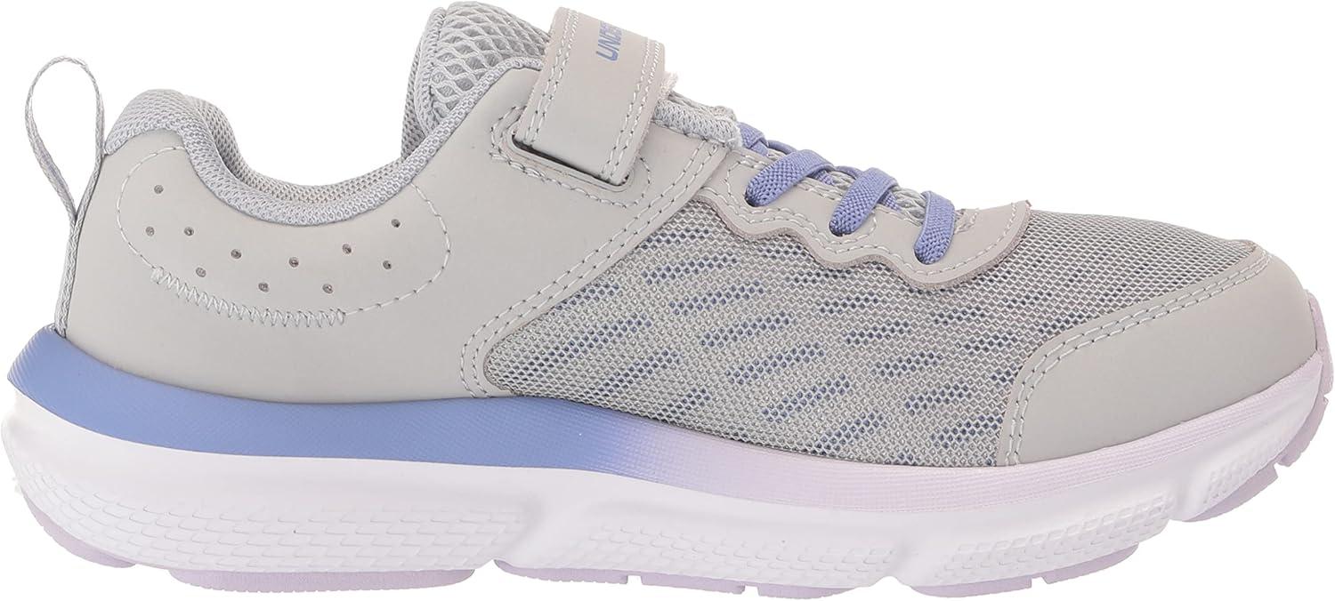 image:imageUnder Armour Girls Pre School Assert 10 Alternate Closure101 Mod GrayNebula PurpleBaja Blue