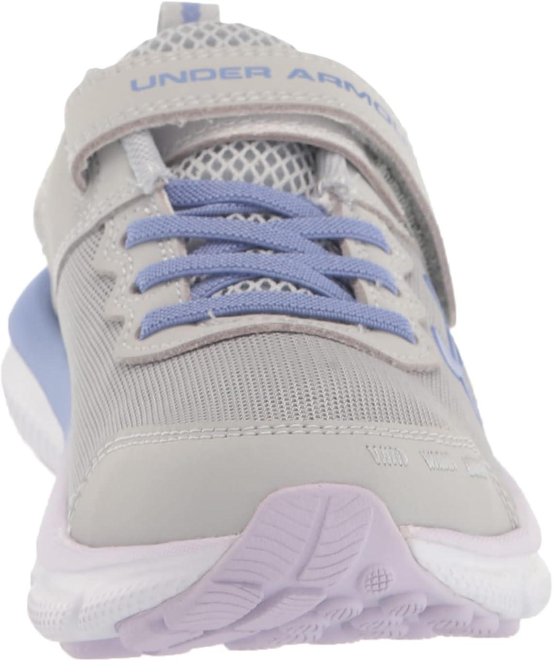 image:imageUnder Armour Girls Pre School Assert 10 Alternate Closure101 Mod GrayNebula PurpleBaja Blue