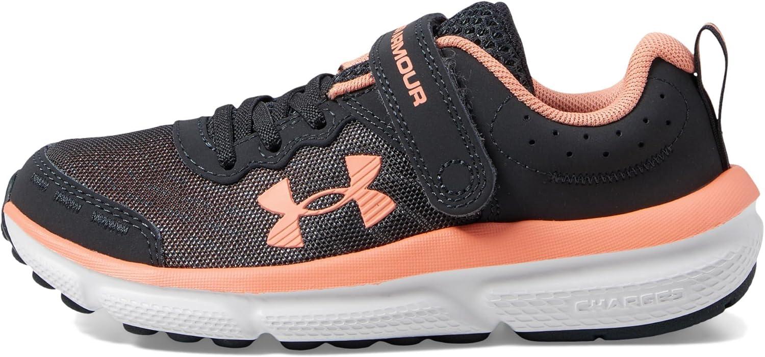 image:imageUnder Armour Girls Pre School Assert 10 Alternate Closure103 AnthraciteWhiteFlare Orange