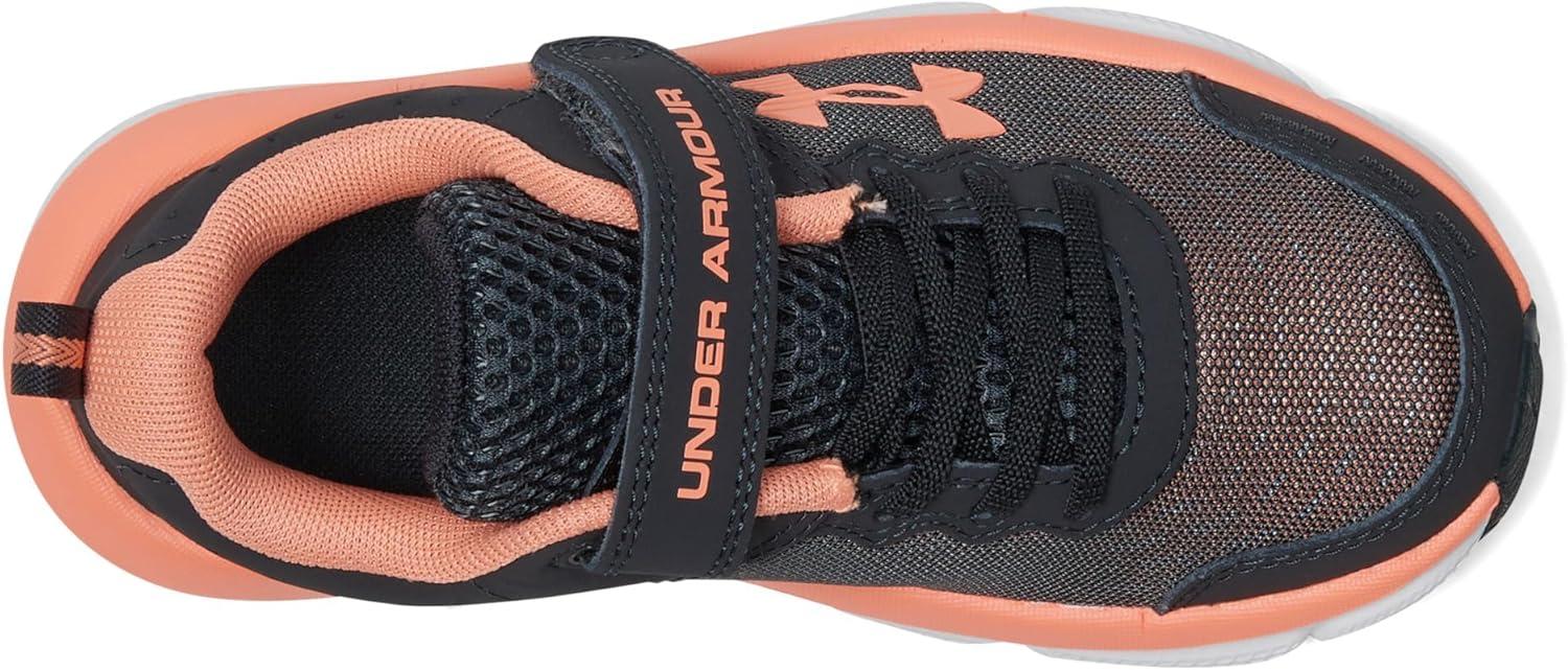 image:imageUnder Armour Girls Pre School Assert 10 Alternate Closure103 AnthraciteWhiteFlare Orange