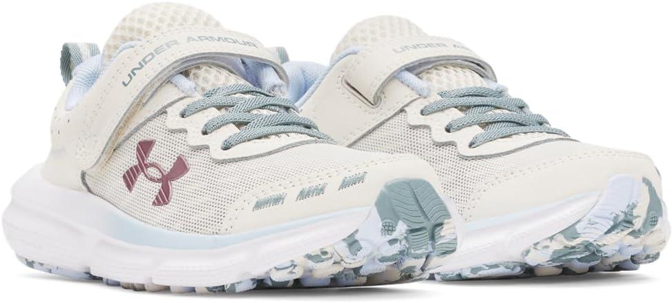 image:imageUnder Armour Girls Pre School Assert 10 Alternate Closure279 StoneNimbus BlueMetallic Tourmaline Pink