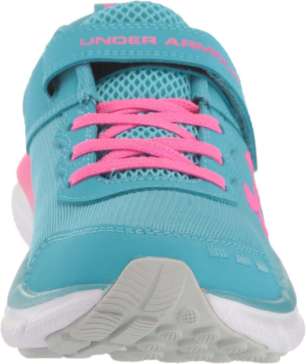 image:imageUnder Armour Girls Pre School Assert 10 Alternate Closure400 Glacier BlueHalo GrayRebel Pink
