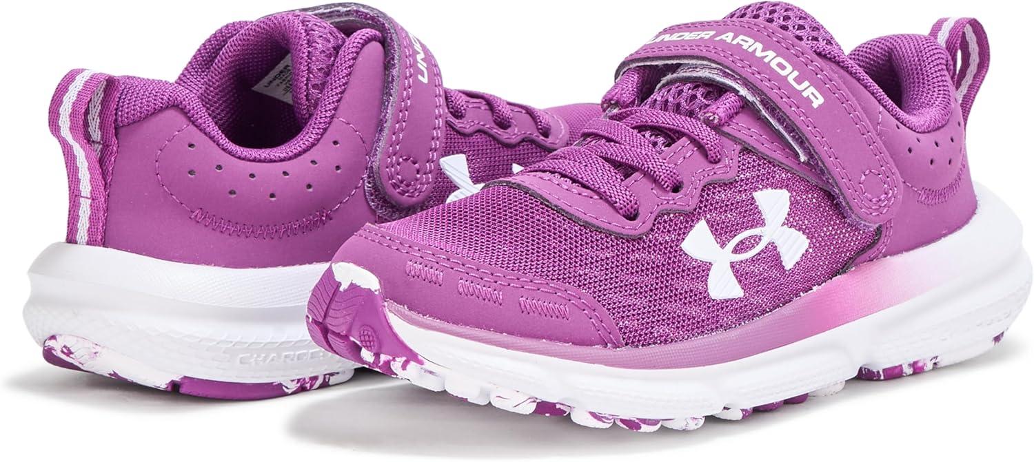 image:imageUnder Armour Girls Pre School Assert 10 Alternate Closure514 Andromeda PurpleWhiteWhite