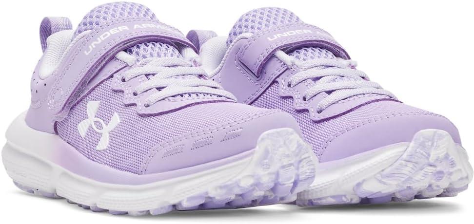 image:imageUnder Armour Girls Pre School Assert 10 Alternate Closure538 TransparentSalt PurpleWhite