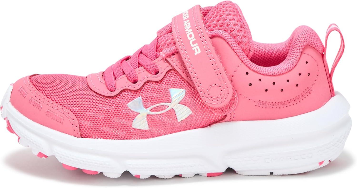 image:imageUnder Armour Girls Pre School Assert 10 Alternate Closure672 Super PinkWhiteIridescent