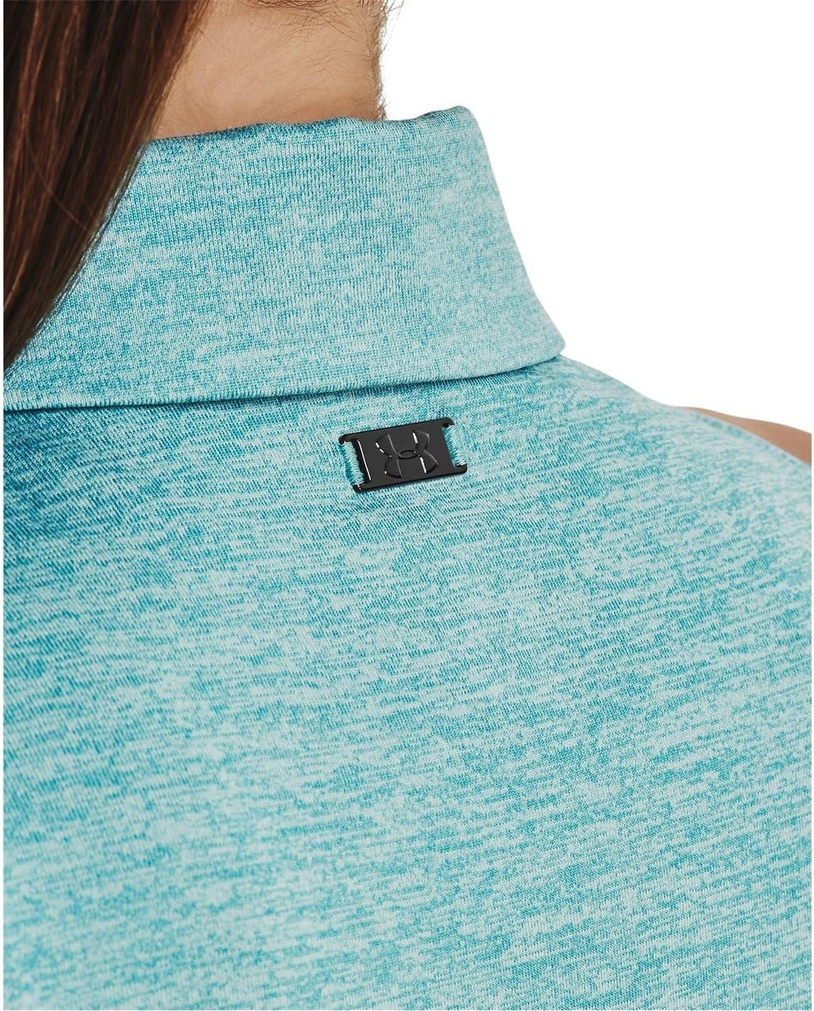 image:imageUnder Armour Womens Zinger Sleeveless Golf Polo421 Blue Foam White Metallic Silver