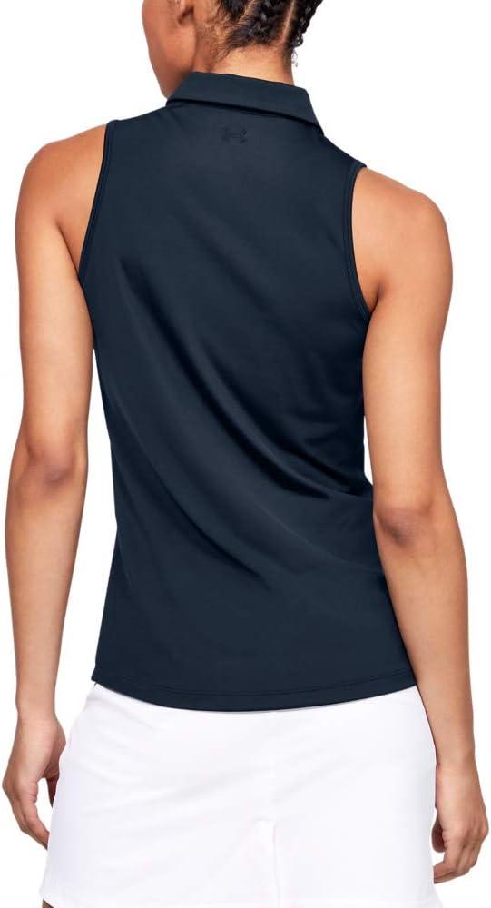 image:imageUnder Armour Womens Zinger Sleeveless Golf PoloAcademy Blue 408Academy Blue