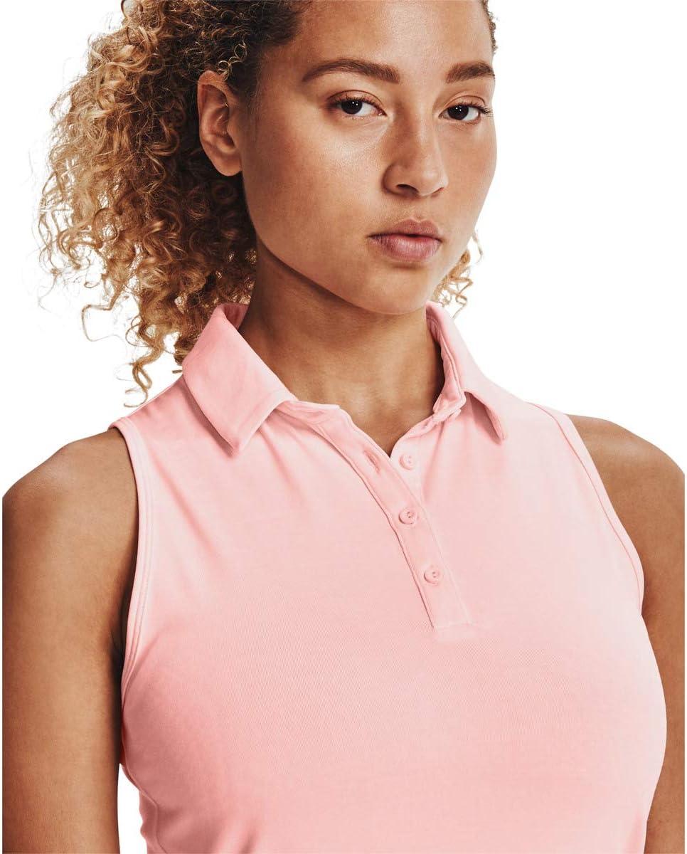 image:imageUnder Armour Womens Zinger Sleeveless Golf PoloBeta Tint 658Beta Tint