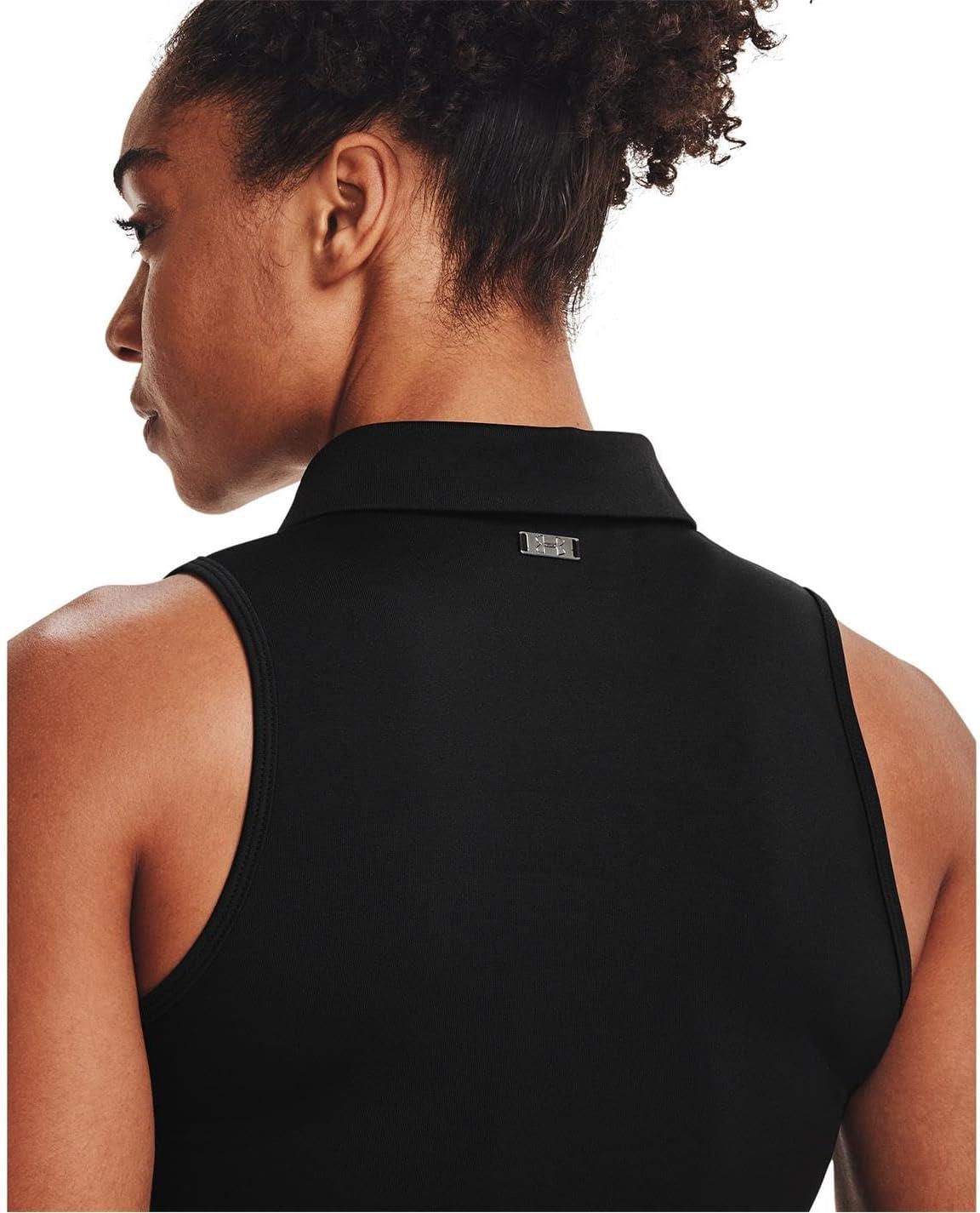 image:imageUnder Armour Womens Zinger Sleeveless Golf PoloBlack 001Black