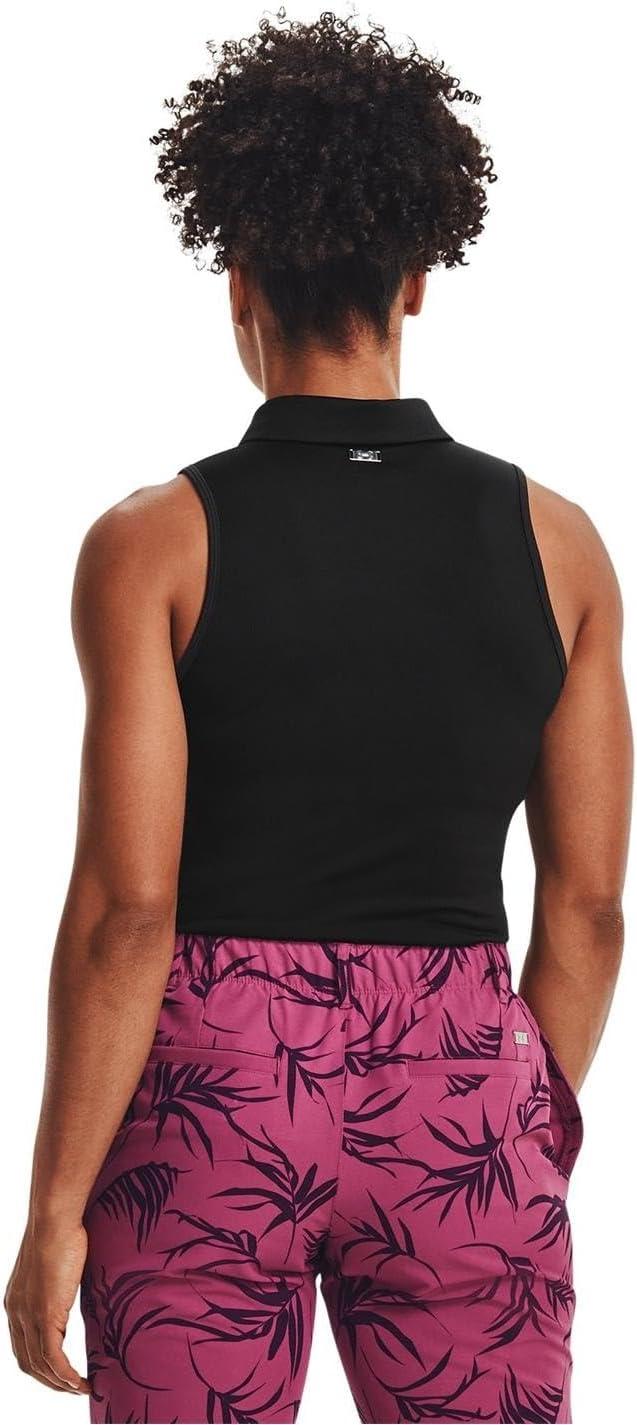 image:imageUnder Armour Womens Zinger Sleeveless Golf PoloBlack 001Black