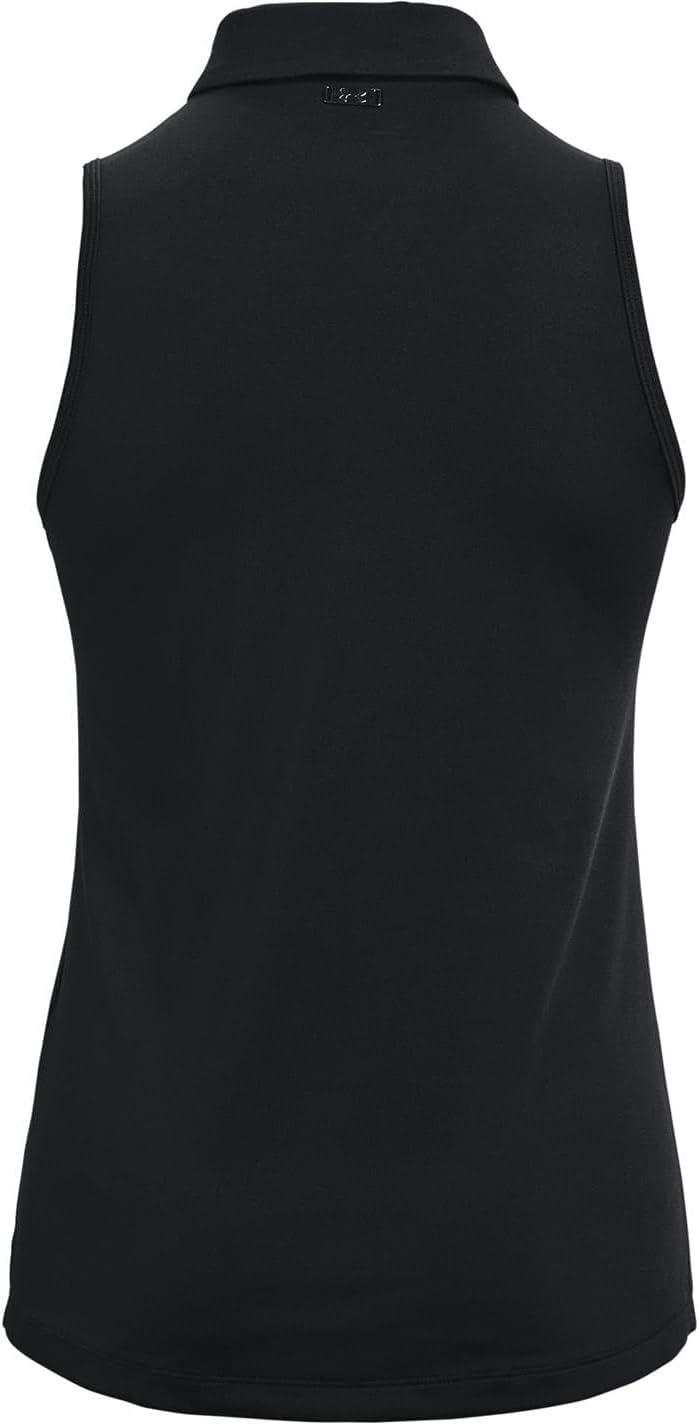 image:imageUnder Armour Womens Zinger Sleeveless Golf PoloBlack 001Black