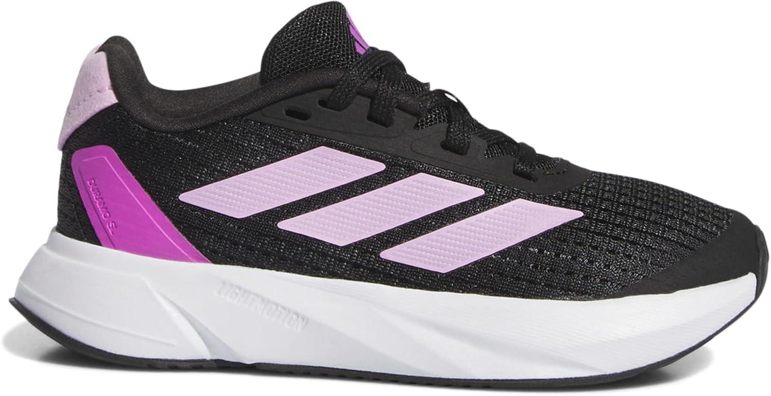 image:imageadidas Kids Boys Duramo Sl2 Lace Up Sneakers Shoes Casual BlackBlackBliss LilacPurple Burst