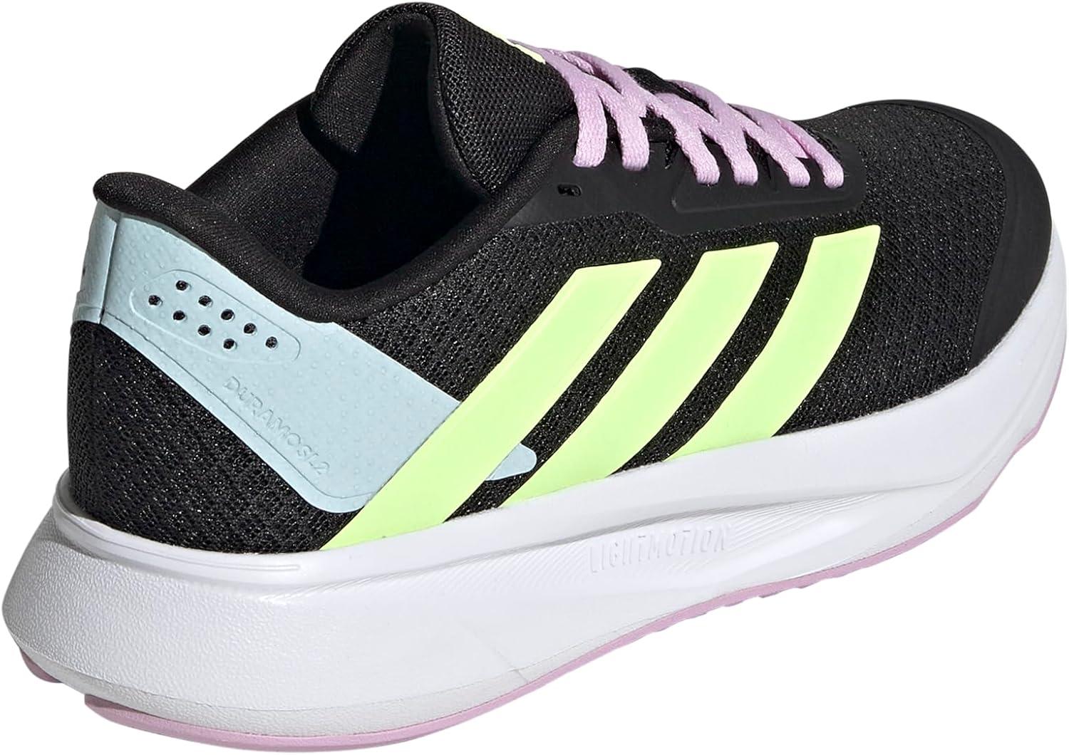 image:imageadidas Kids Boys Duramo Sl2 Lace Up Sneakers Shoes Casual BlackBlackYellowBliss Lilac