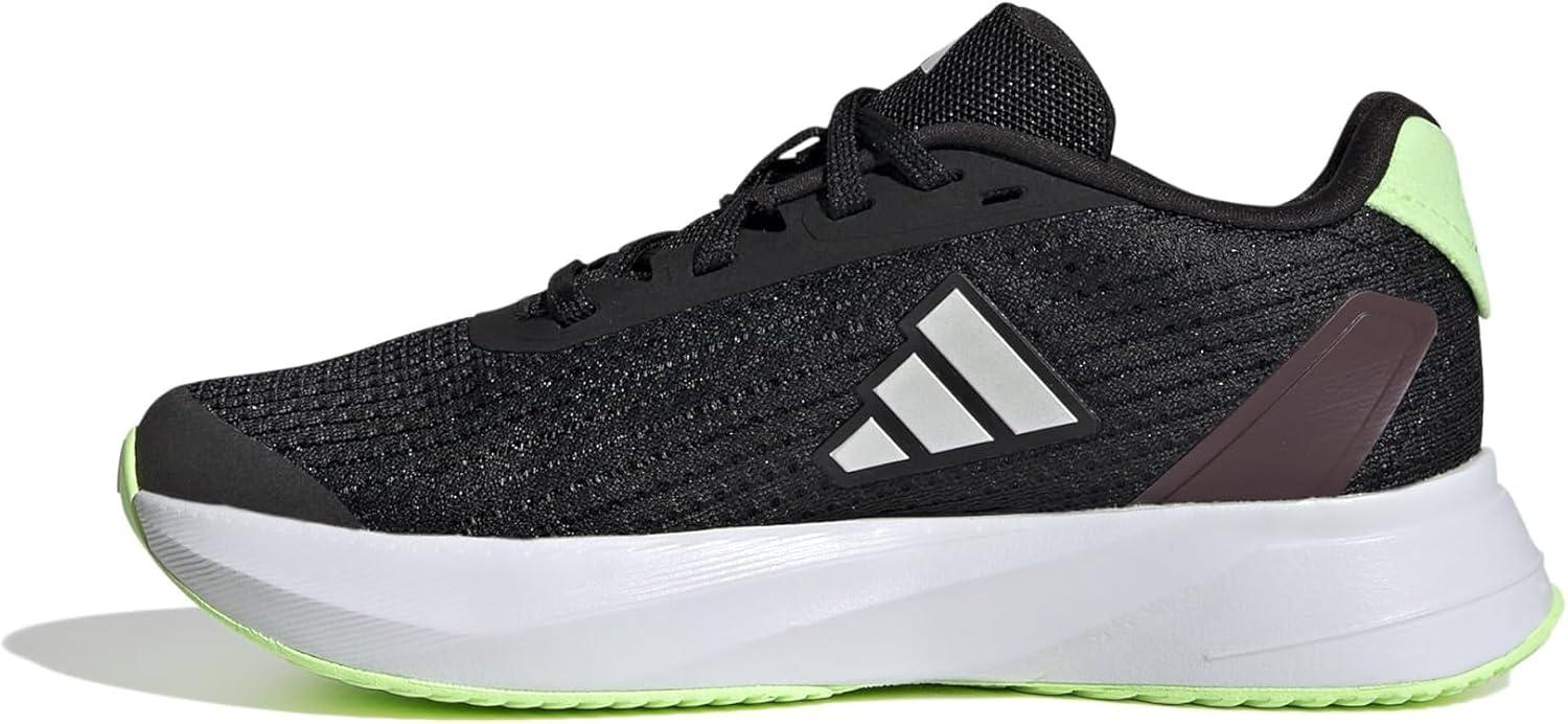 image:imageadidas Kids Boys Duramo Sl2 Lace Up Sneakers Shoes Casual BlackBlackZero MetallicGreen Spark