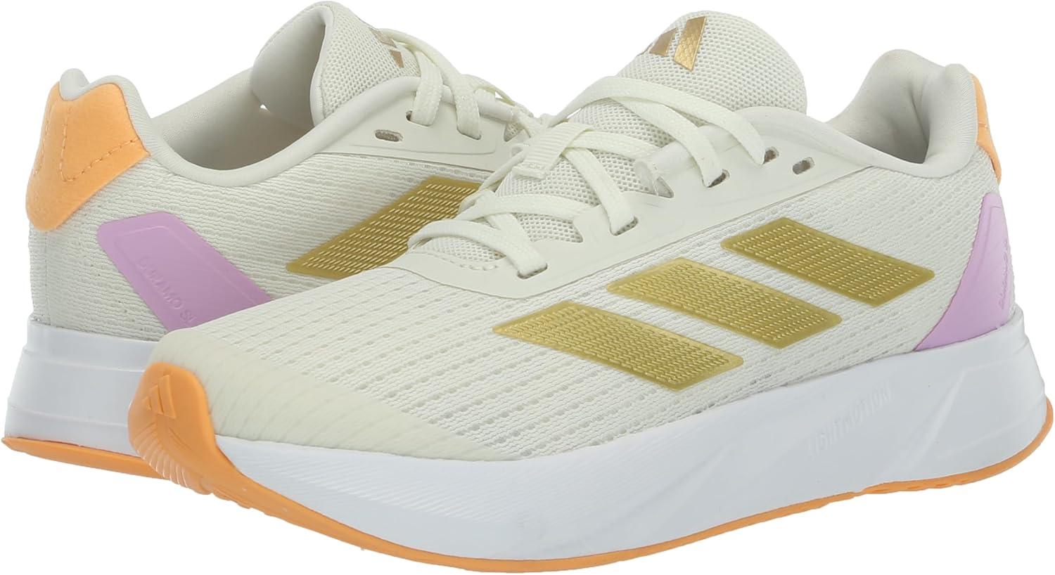 image:imageadidas Kids Boys Duramo Sl2 Lace Up Sneakers Shoes Casual BlackIvoryGold MetallicHazy Orange