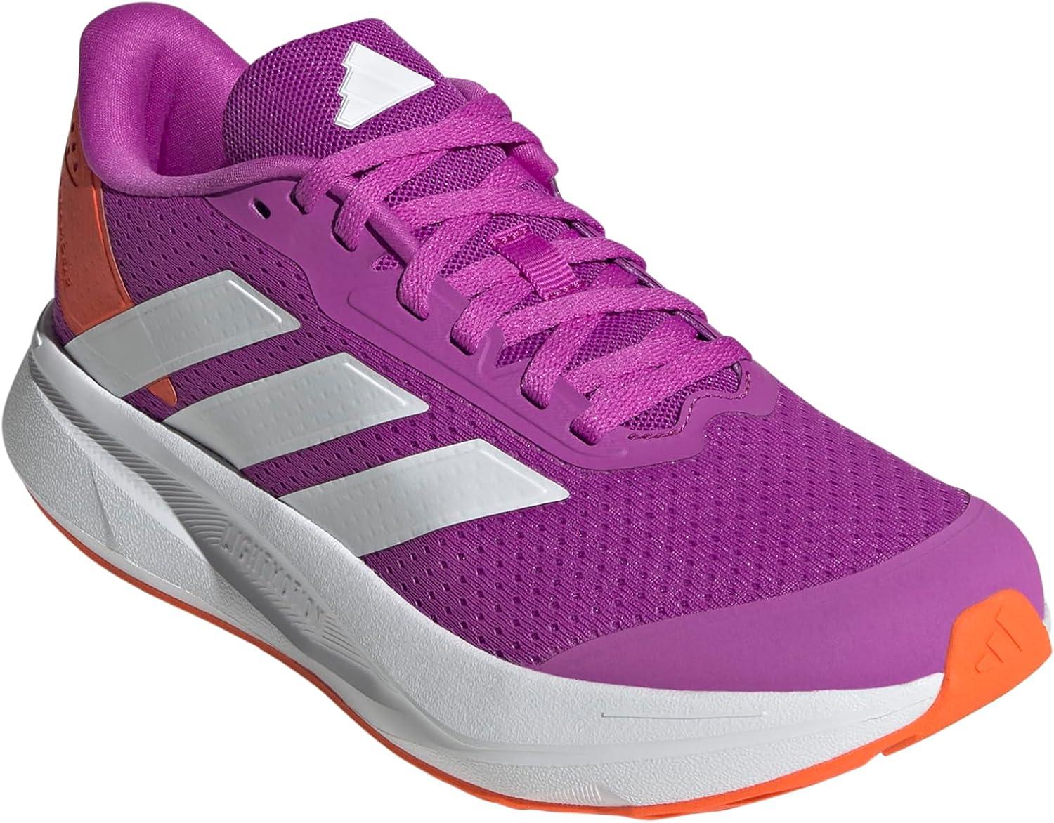 image:imageadidas Kids Boys Duramo Sl2 Lace Up Sneakers Shoes Casual BlackPurple BurstWhiteImpact Orange