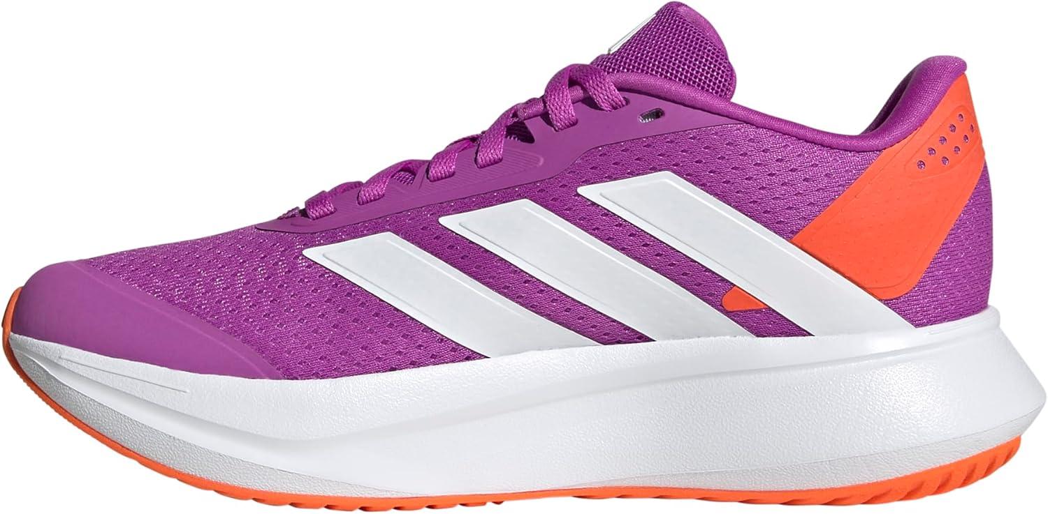 image:imageadidas Kids Boys Duramo Sl2 Lace Up Sneakers Shoes Casual BlackPurple BurstWhiteImpact Orange