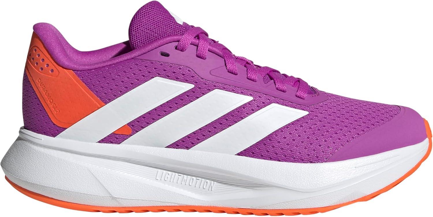 image:imageadidas Kids Boys Duramo Sl2 Lace Up Sneakers Shoes Casual BlackPurple BurstWhiteImpact Orange