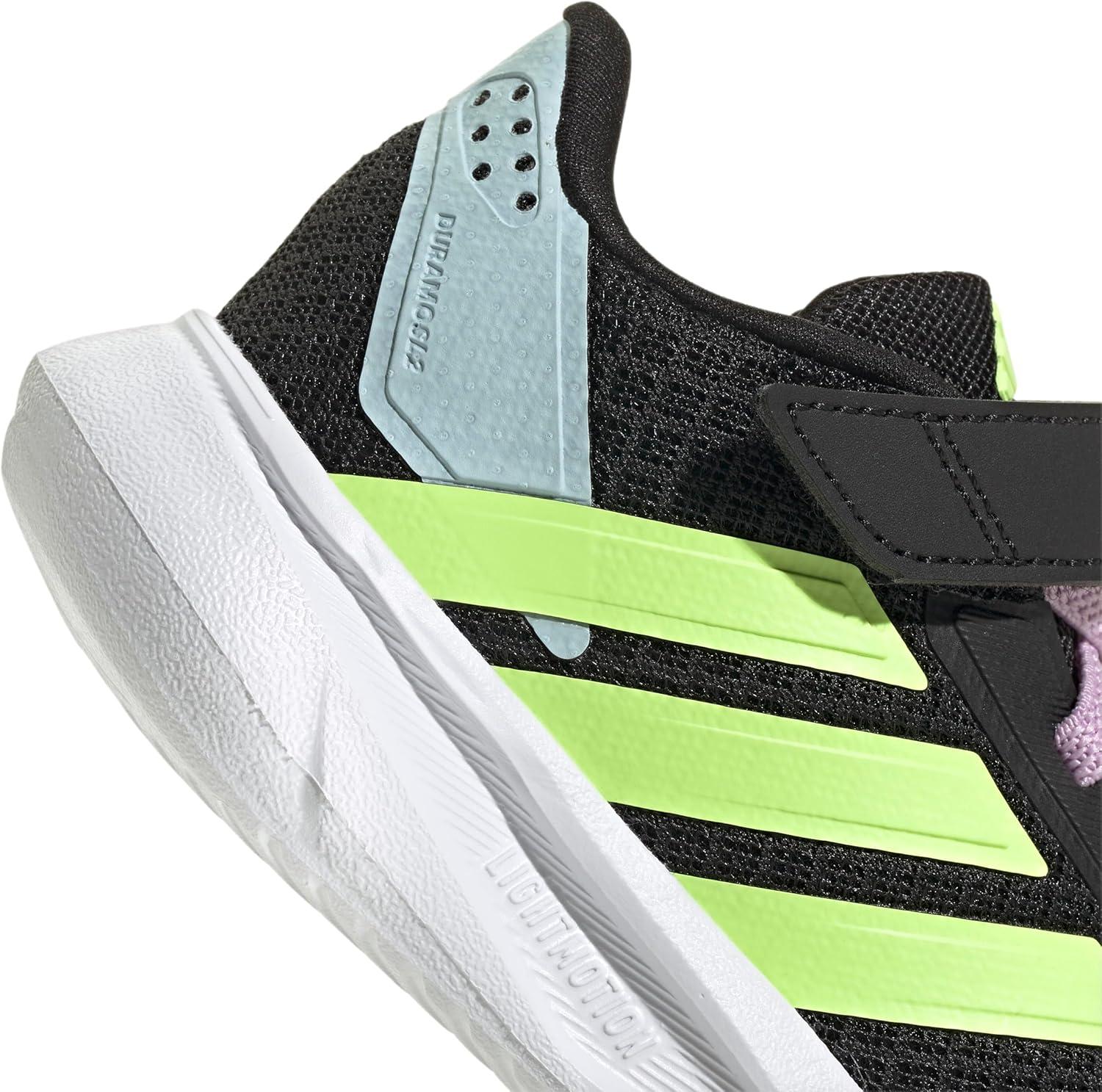 image:imageadidas UnisexChild Duramo Sl 20 Elastic Lace Sportswear SneakerBlackYellowBliss Lilac