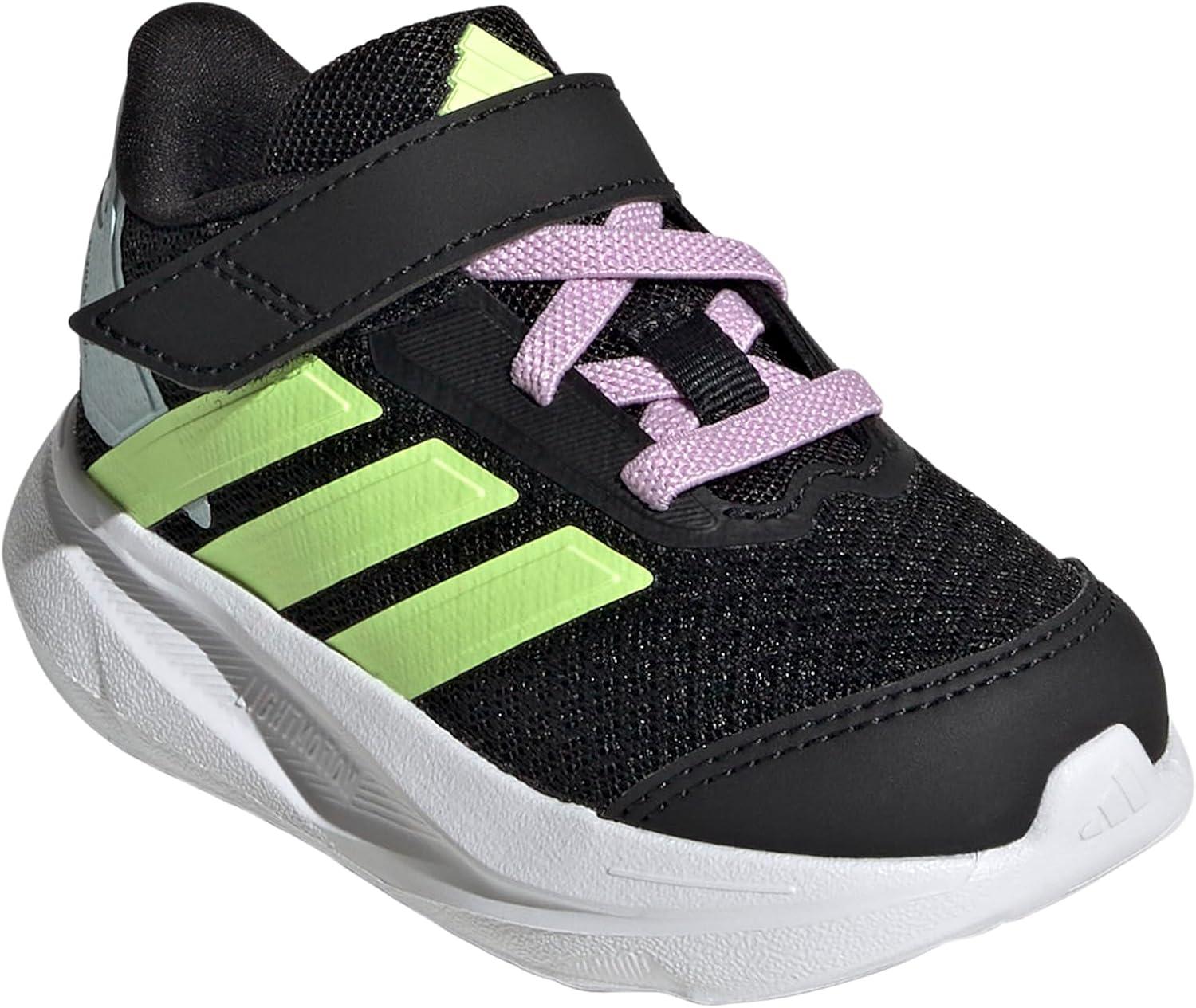 image:imageadidas UnisexChild Duramo Sl 20 Elastic Lace Sportswear SneakerBlackYellowBliss Lilac