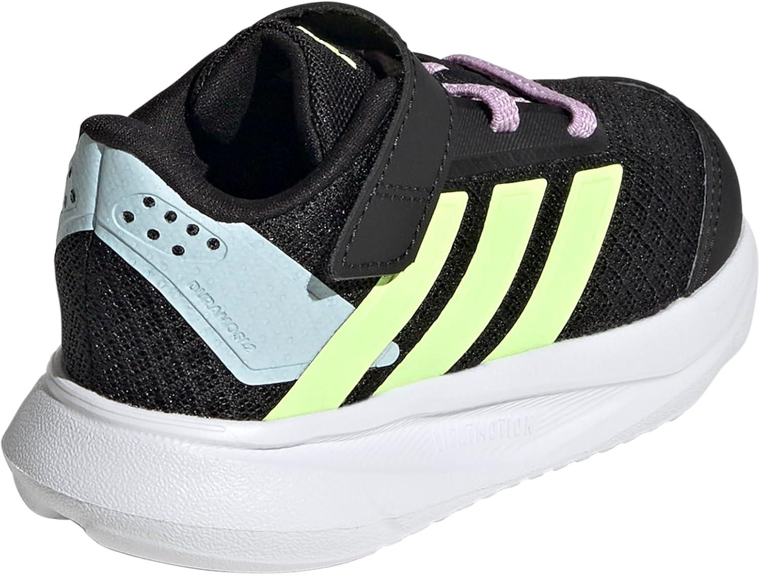 image:imageadidas UnisexChild Duramo Sl 20 Elastic Lace Sportswear SneakerBlackYellowBliss Lilac