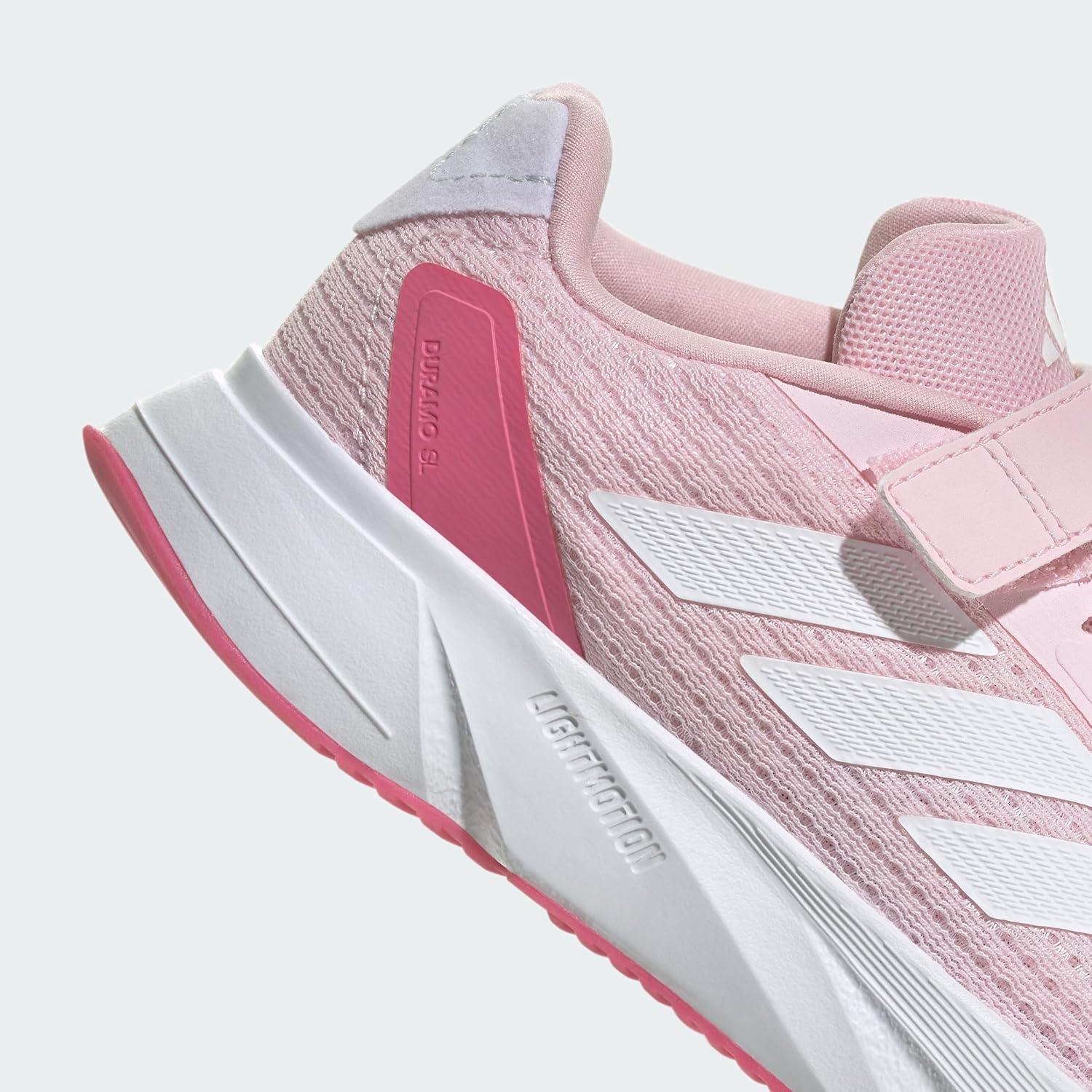 image:imageadidas UnisexChild Duramo Sl 20 Elastic Lace Sportswear SneakerClear PinkWhitePink Fusion