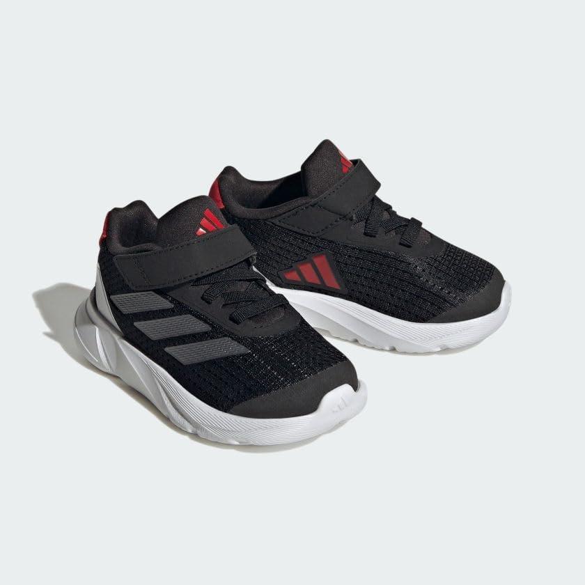image:imageadidas UnisexChild Duramo Sl 20 Elastic Lace Sportswear SneakerCore BlackIron MetallicBetter Scarlet