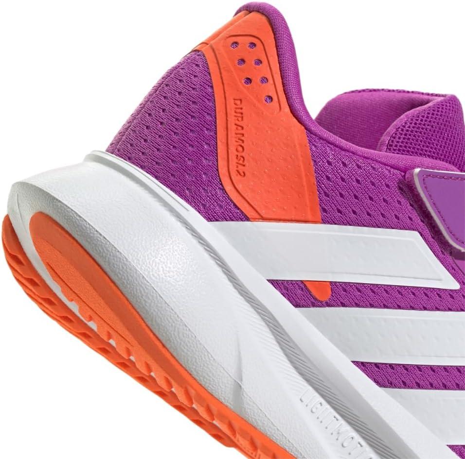 image:imageadidas UnisexChild Duramo Sl 20 Elastic Lace Sportswear SneakerPurple BurstWhiteImpact Orange