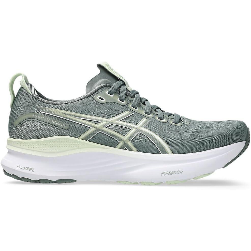 image:imageASICS Womens GelKayano 32 Running ShoesMonument Blue Whisper Green