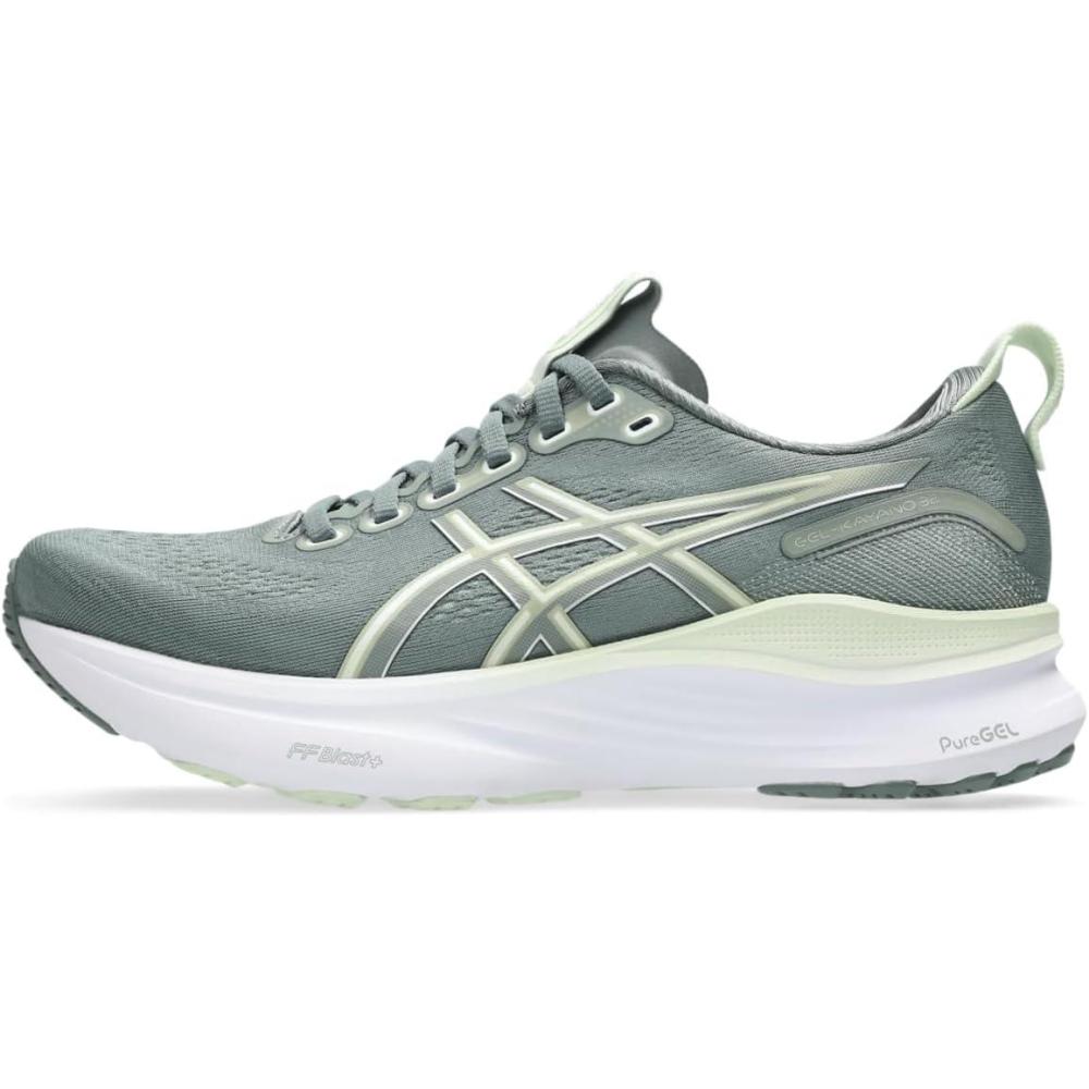 image:imageASICS Womens GelKayano 32 Running ShoesMonument BlueWhisper Green