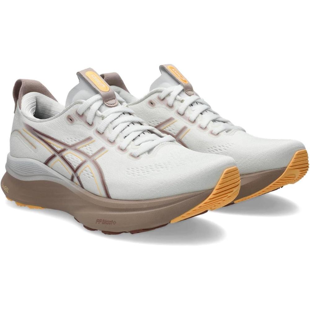 image:imageASICS Womens GelKayano 32 Running ShoesWhite Orange Glow