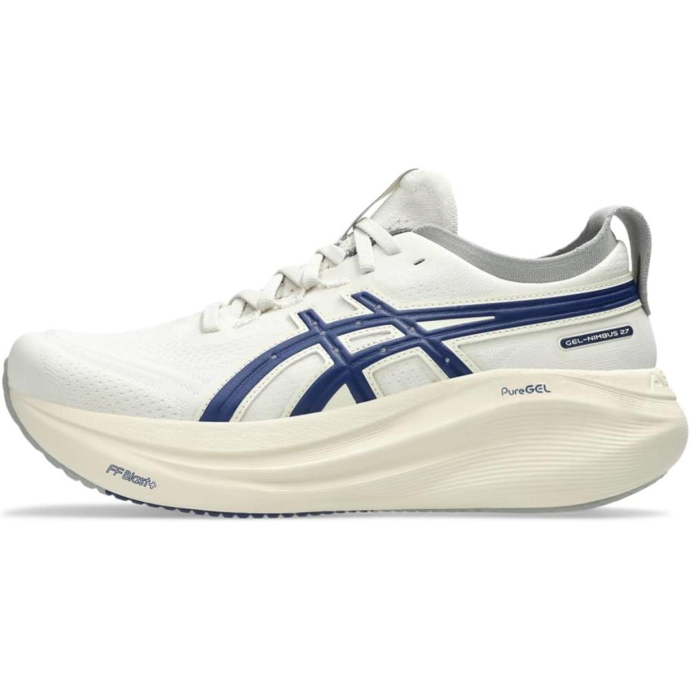 image:imageASICS Womens GelNimbus 27 Running ShoesBirchIndigo Blue