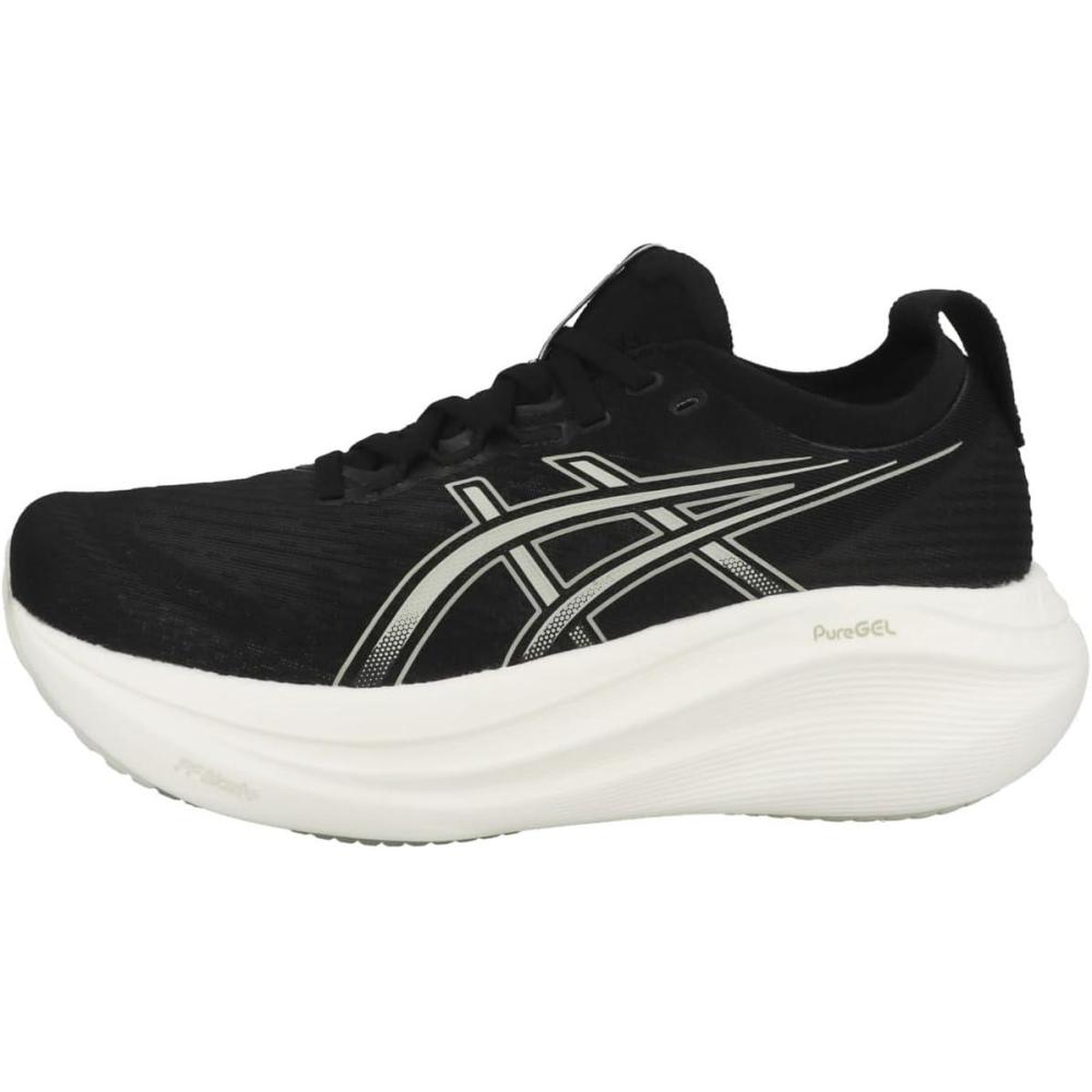 image:imageASICS Womens GelNimbus 27 Running ShoesBlack Lake Grey