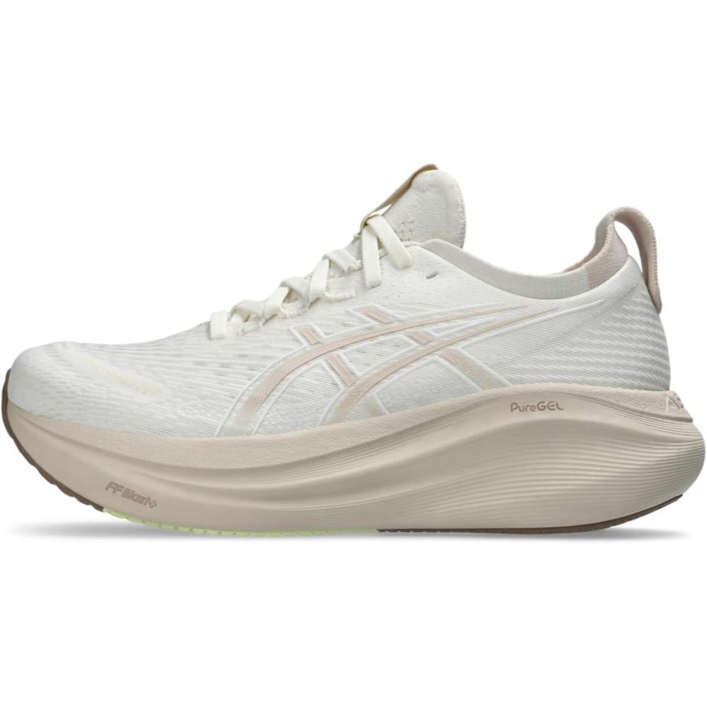 image:imageASICS Womens GelNimbus 27 Running ShoesCreamMineral Beige