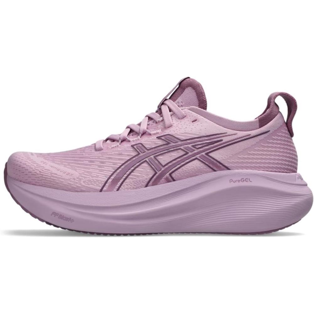 image:imageASICS Womens GelNimbus 27 Running ShoesLight UbeDark Ube